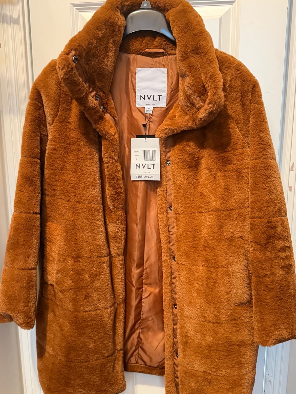NVLT Teddy Coat in Caramel